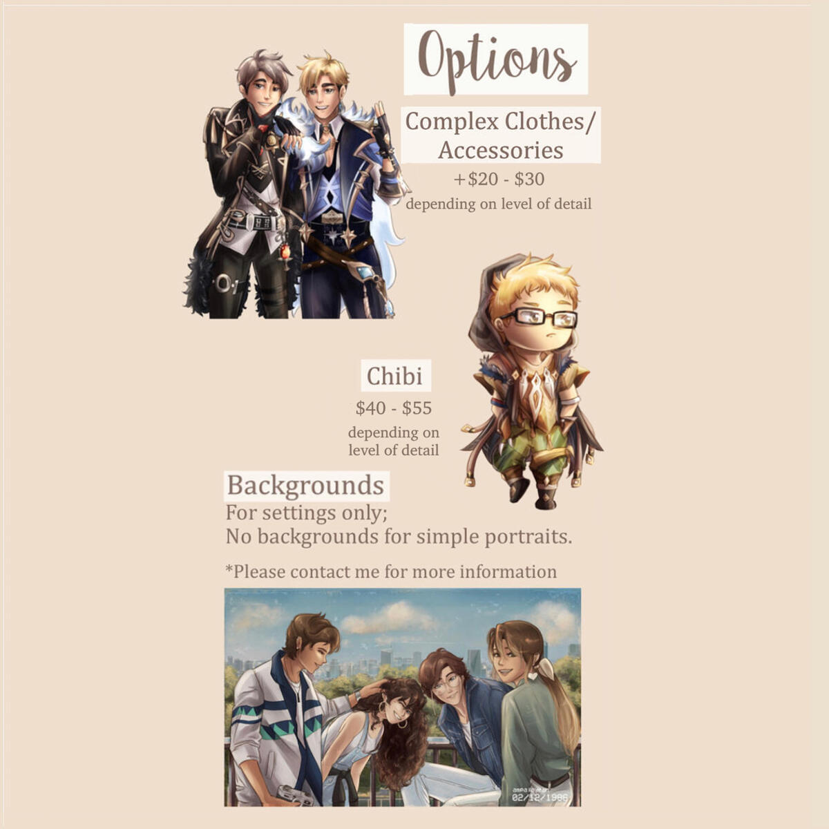 Commission Info